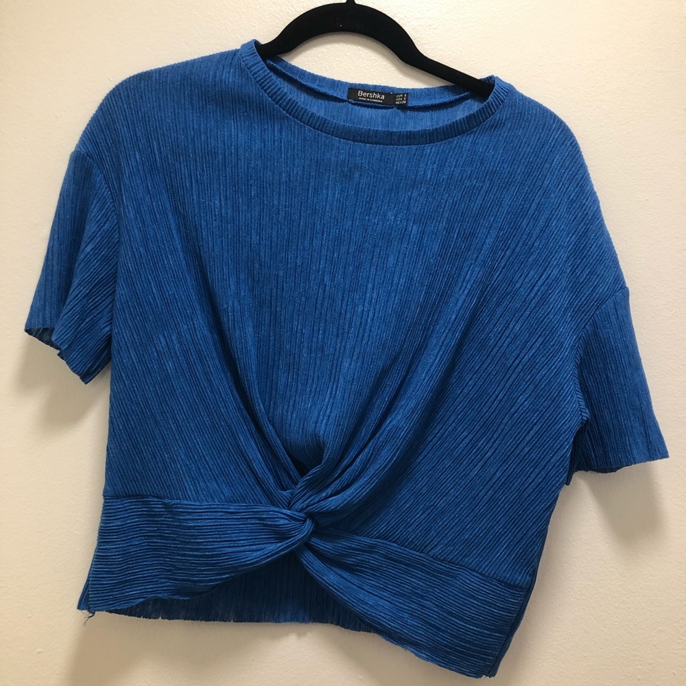Bershka Knot Front Blouse